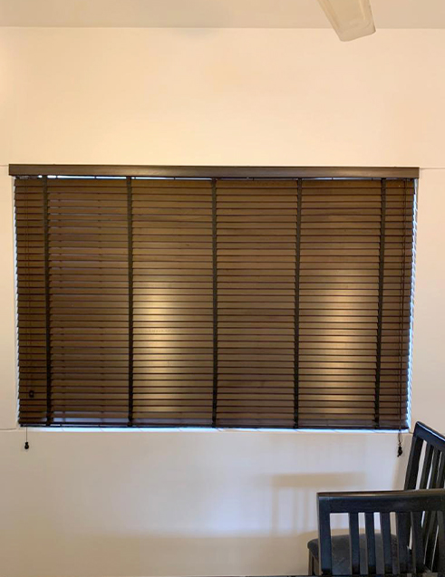 Nexa Fabricators Team Working on Window Blinds Installation in Chennai