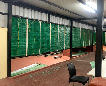 Balcony Bamboo Blinds Installation – Nexa Fabricators Chennai